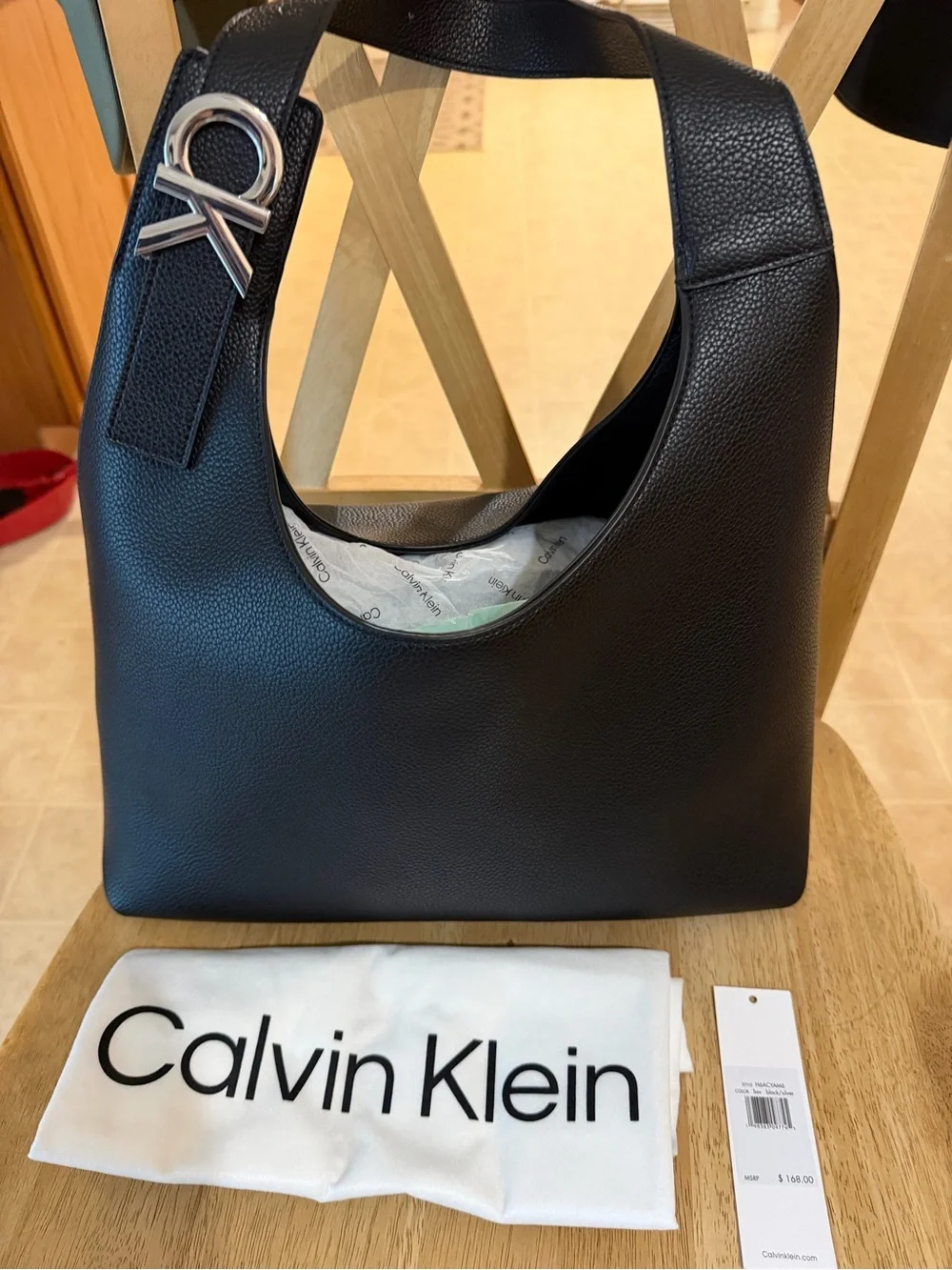 Calvin Klein Buckle shoulder Bag EUC